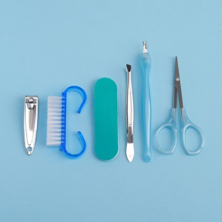 Manicure set, 6 items, color mix-5