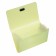 Elastic band A6, 12 departments, patterns, yellow pastel