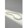 Pearl beads "Bride" ball No. 10, milk color, l = 40 cm