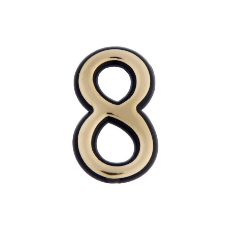 Door figure "8" tundra, plastic, color gold 1 pc.
