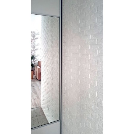 Gypsum tile "Barcelona" reinforced, 1 sq. M, 90 pcs, white-1
