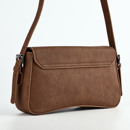 Female bag 25*14*6.5 cm, brown color-4