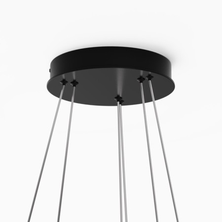Suspension lamp Maytoni Mod058PL-L74BK, LED, 83 W, 800x800x1340 mm, 2000 lm, black-4