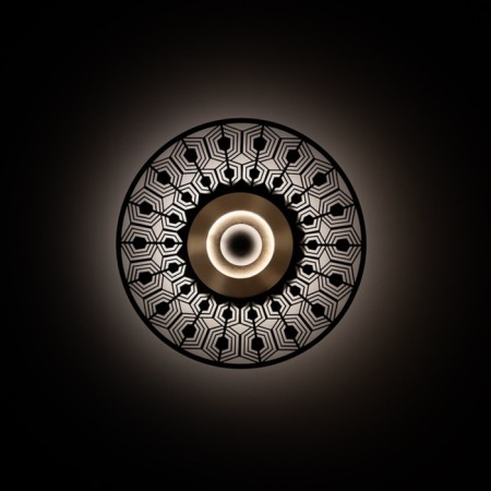 Decorative backlight by Arte Lamp Biscotto A2644AP-1GO, LED, 10 W, 4 cm, 500 lm, black, golden-3