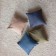 Decorative pillowcase SL Home Linen 40*40 cm, col. Green, 100%linen
