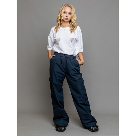 Heater trousers, height 170 cm, dark graphite color