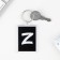 Key keychain "Z", 5 x 3 cm