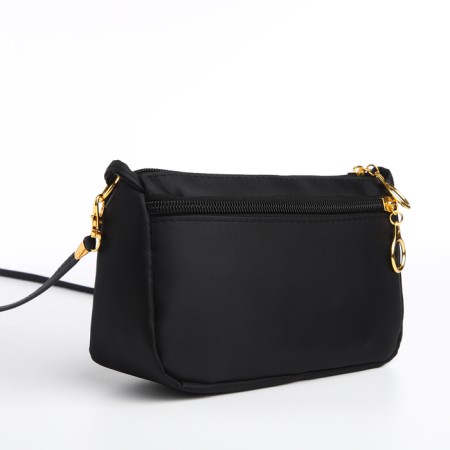 Bag Women's Cross-Bodi with a zipper, black color-5
