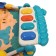 Developing rug Everflo Tropic, blue color