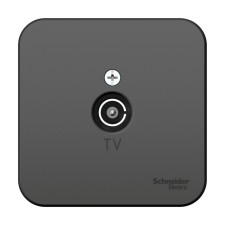 Television socket SE BLANCA, invoice, 1 dB, IP20, color Anthracite, Blnta000016