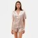 Pajamas (shirt, shorts) Women's Minaku: Light Touch Beige Color, Rr. 48