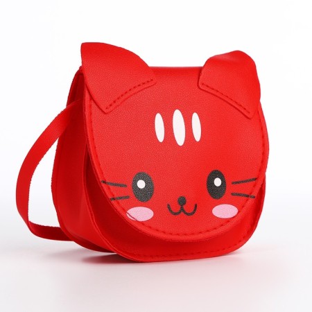 Baby bag on a magnet, red color