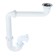 Siphon for sipi "Ani Plast" d5000, 1 1/2 "x40 mm, direct -flowing, displaced
