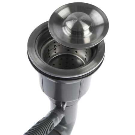 Kitchen sink Aflorn AF97851-R, Right-off, right, S = 3.0 and 0.8 mm, 78x51x22 cm, siphon, satin-5