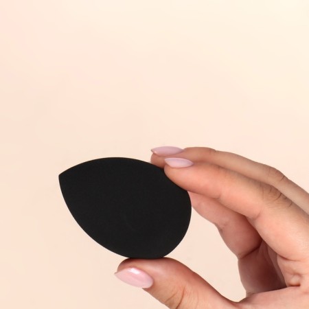 Makeup sponge "drop", 6 × 4 cm, increases when getting wet, black color-6