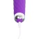 Massage vibrator, 20 frequencies, 16 modes, 20.4 × 4.2 cm, purple