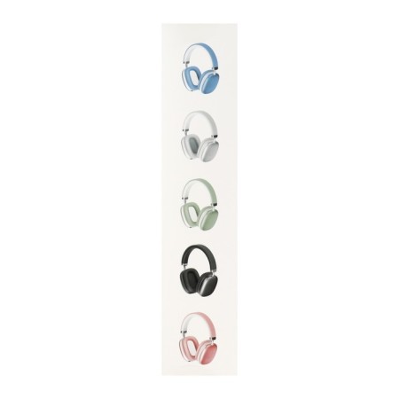 Wireless headphones RX-8 are full-sized, microphone, BT5.3, AUX, 400 Mach, silver-12