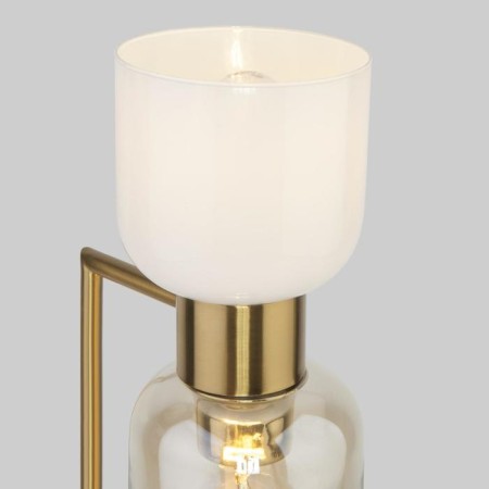 Tandem table lamp, 2x60W E27, brass color-2