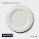 Porcelain porcelain plate with a thickened edge Magistro la Perle, D = 16 cm, white color