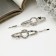Invisibility for hair "Capella" (set 2 pcs) Planet, 5.5 cm, silver