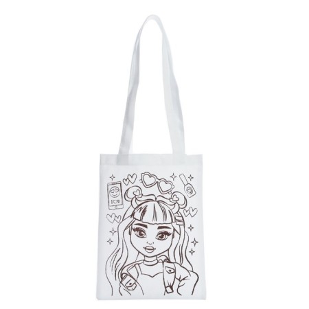 Hoopper bag, Paint "Cutie" 20 × 27 cm-1
