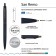 Automatic ball handle, 1.0 mm, BrunovisConti San Remo, blue rod, metal case Soft Touch Dark Sino, in case