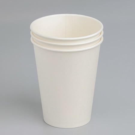 Paper glass "White" 350 ml, diameter 90 mm-1