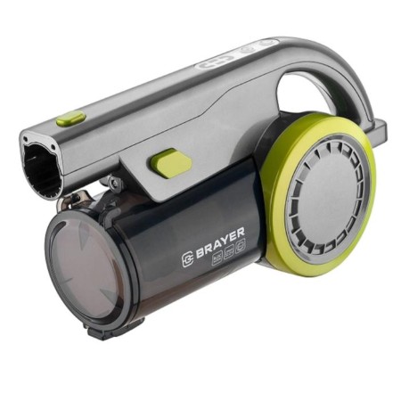 Brayer BR4262 vacuum cleaner, vertical, wireless, 200 watts, 1 l, turbo, gray-green-1
