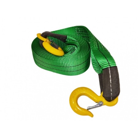 Cable tugbox service key, super-superintendous, 6 tons, 5 m, tape width 60 mm, 2 hooks 948980