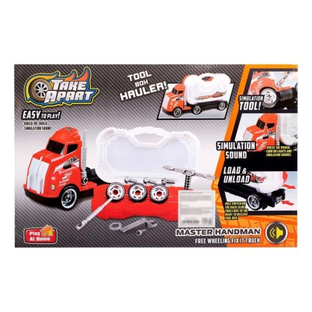 Constructor "Truck" with a suitcase of tools, sound effects-5