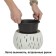 Sandy Bowl Kashpo, 2 subjects: inner and outer capacitance, 3.9 l, white color
