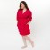 Women's robe, raspberry color, size 46