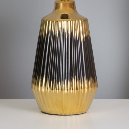 Table lamp "Carmen" 1x40W E14 black/gold 24x24x40cm-6