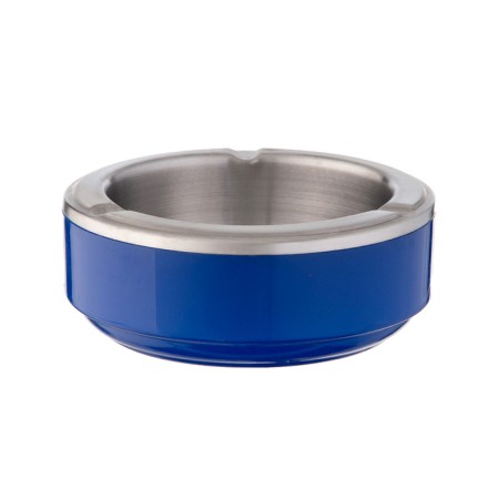 Stainless steel ashtray 11.5 x 4 cm, blue-1