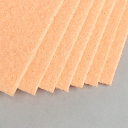 Hard felt 1 mm 20x30 cm ts.652 peach-1