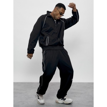 Sports suit men's, size 48, black color-10
