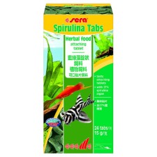 Корм растительный Sera Spirulina для рыб, 24 таблетки, 15 г