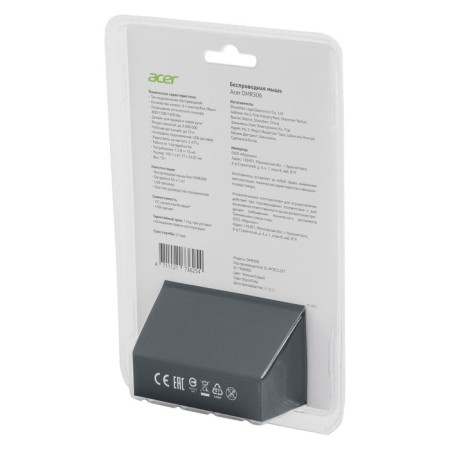 Mouse Acer OMR306 Black/Gray Optical (1600DPI) Wireless USB (6but)-8