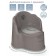 Pot children's Amarobaby Ergonomic, with a lid, color gray color