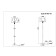Floor lamp EVOLUCE. Sle107505-01. Manila. 1x60 W, E27, 30x30x150 cm, golden color