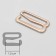 Strege hook, metal, 15 mm, 20 pcs, gold color