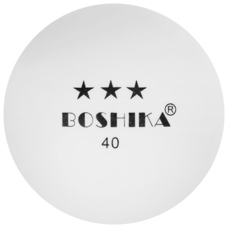 A set of balls for table tennis Boshika, D = 40 mm, 3 stars, 3 pcs., White color-3