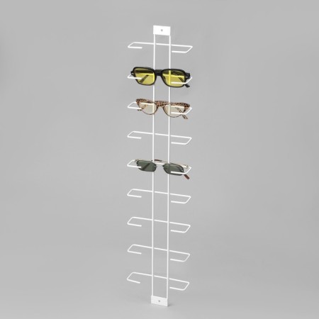Backs for glasses 9 cells, 15.8 × 2.9 × 67 cm, white color-1
