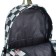 School backpack from textiles on a zipper, 3 pockets, green color