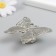 Handle for the casket metal "Butterfly" silver 5.2x6.3 cm