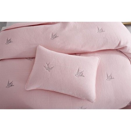 A set with a blanket "Jacqueline", size 230x250 cm, 50x70 cm - 2 pcs, color ash rose-2