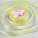 Satin tape, 12 mm × 23 ± 1 m, color bright vanilla No. 81