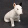 Porcelain figurine "Bulberry Black Ear", 10 cm, copyright painting