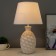 Bulbed lamp 16502/1 E14 40W White-beige 22x22x38 cm Risalux