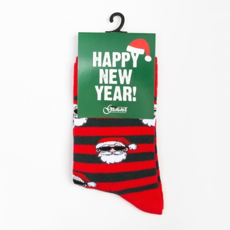 Women's socks, red color, size 23-25-4